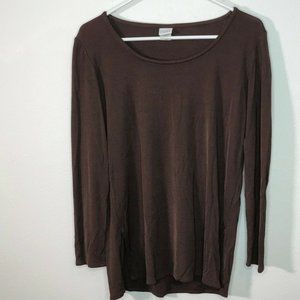 Eileen Fisher Women Long Sleeve Tunic Top Medium